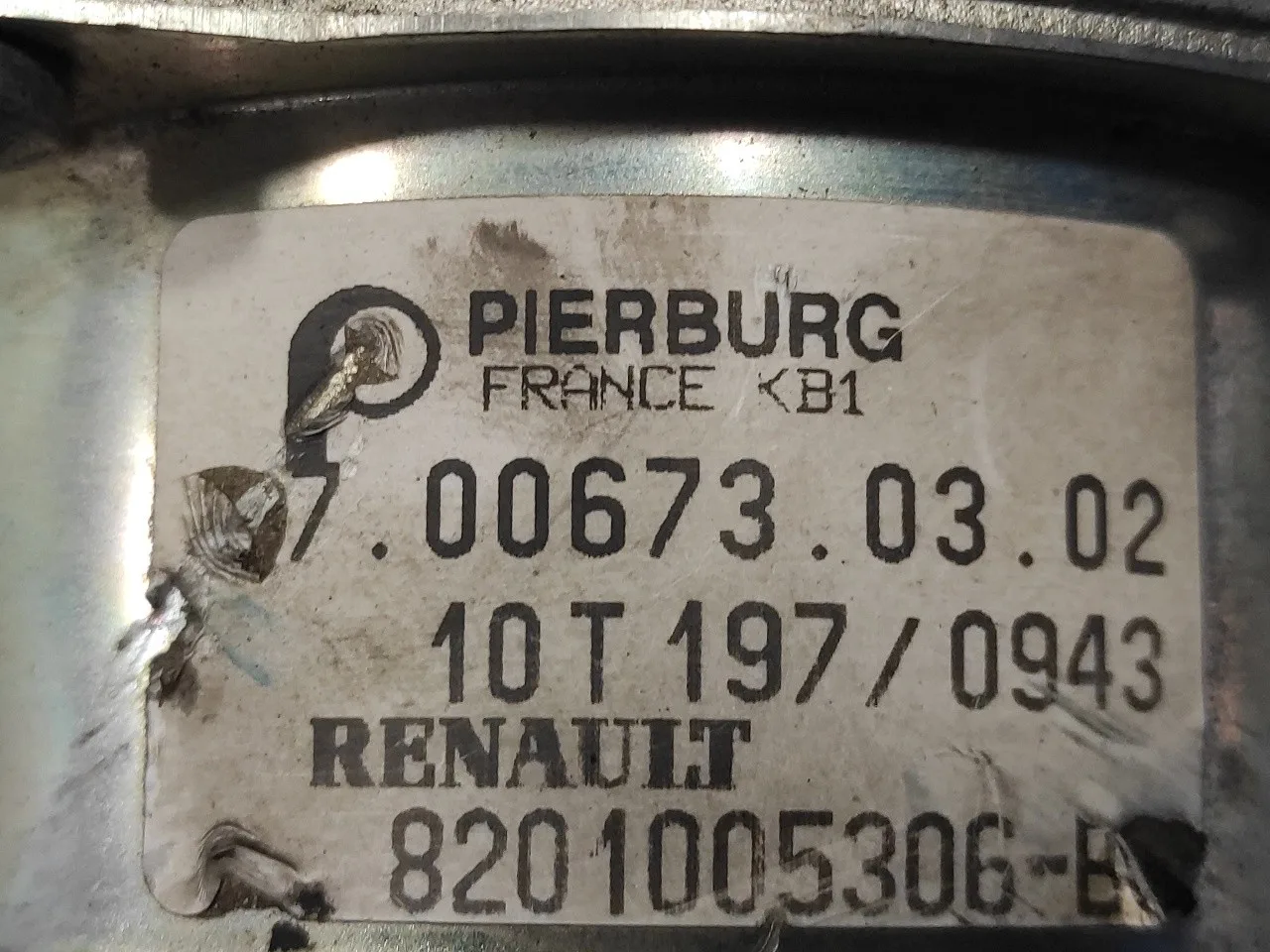 Depresor Freno / Bomba Vacio para Dacia Sandero