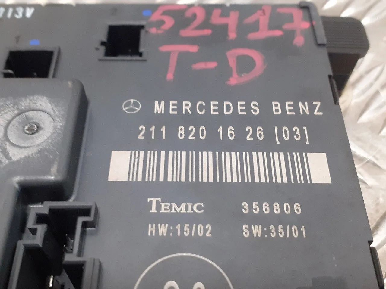 Modulo Electronico para Mercedes-Benz Clase E (W211) Berlina