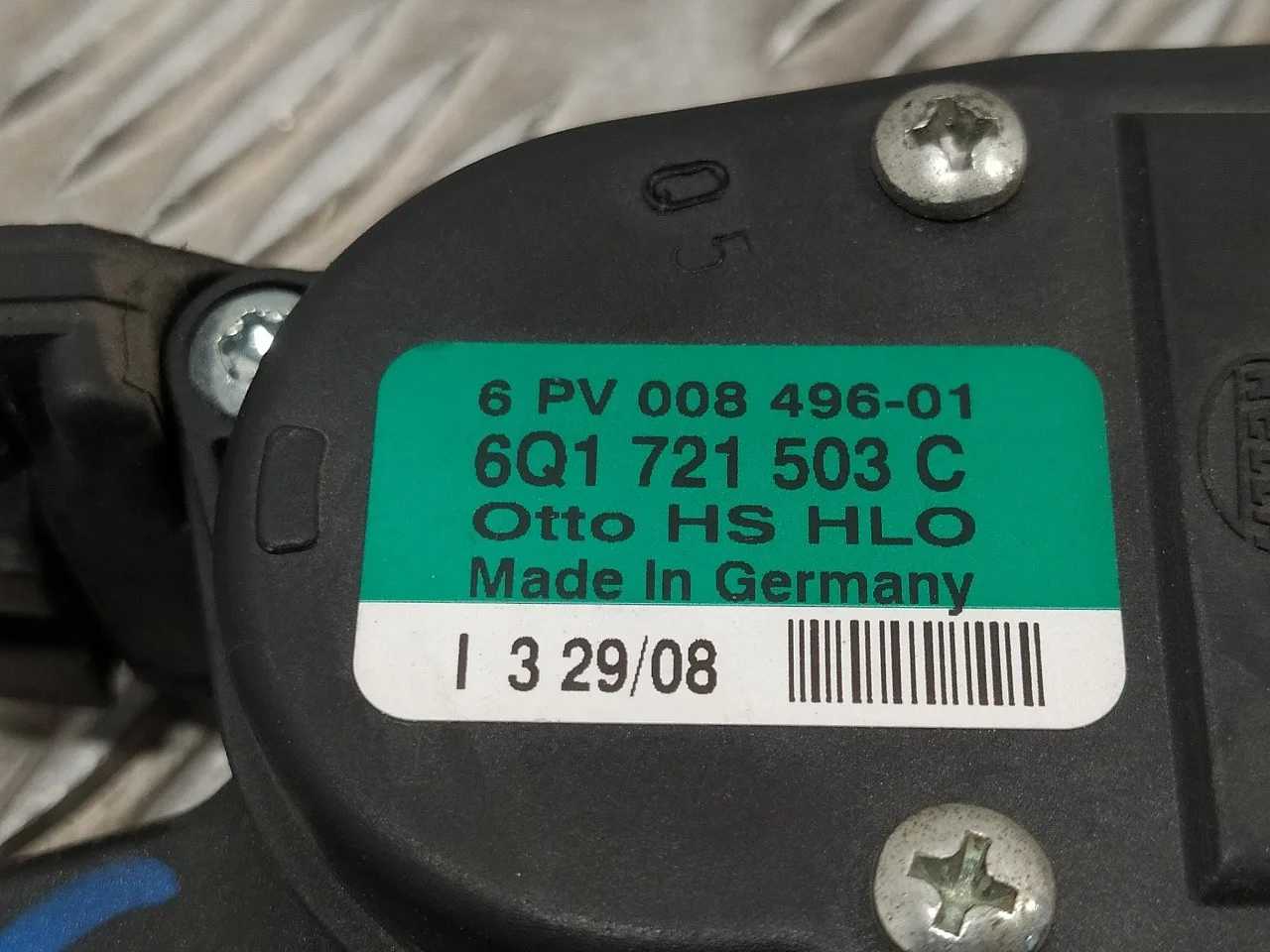 Pedal Acelerador para Seat Ibiza (6J5)