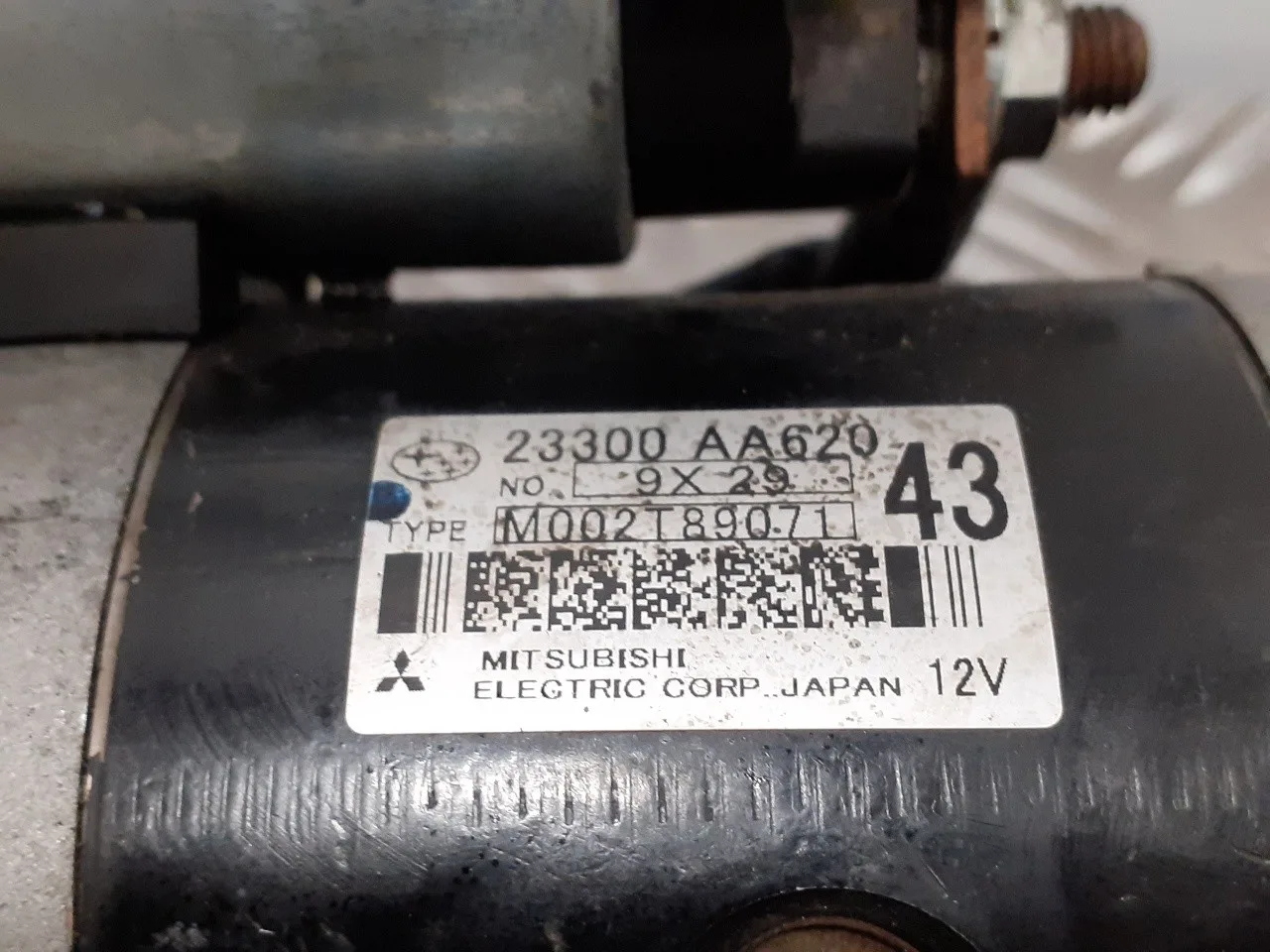 Motor Arranque para Subaru Forester S12