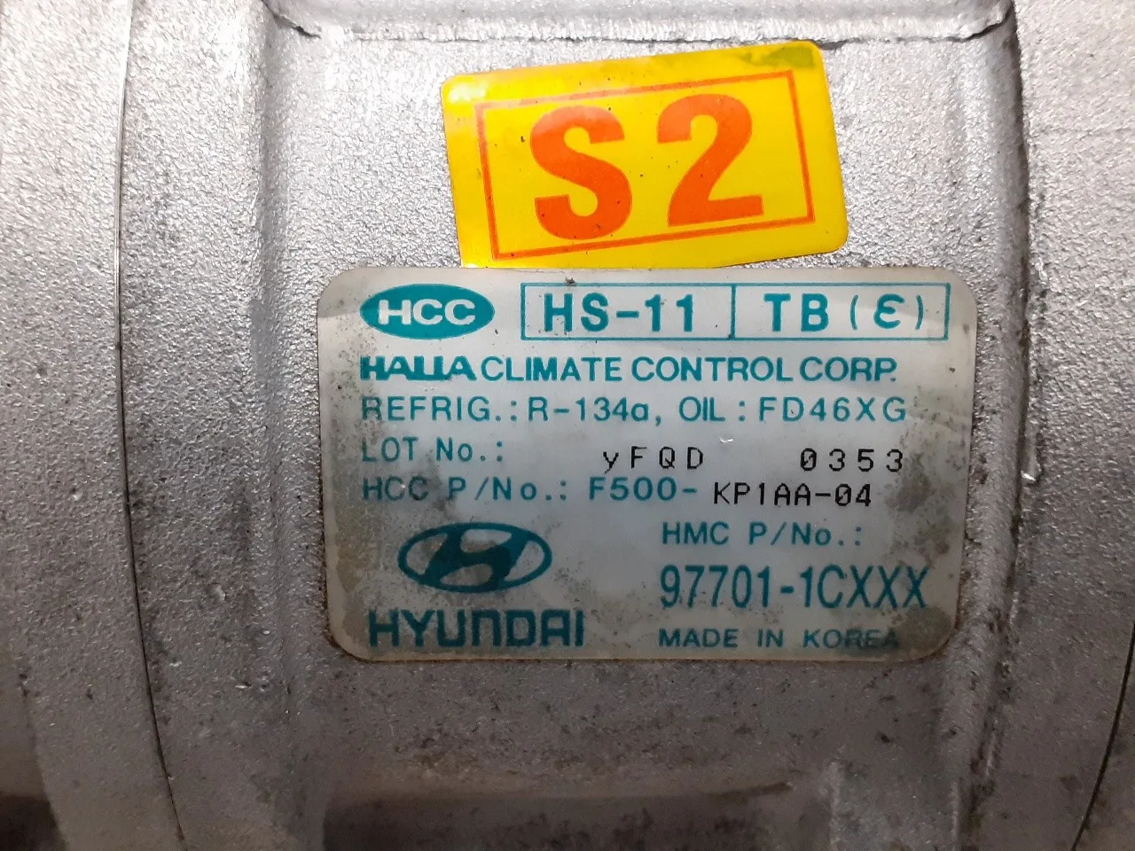 Compresor Aire Acondicionado para Hyundai Getz (Tb)