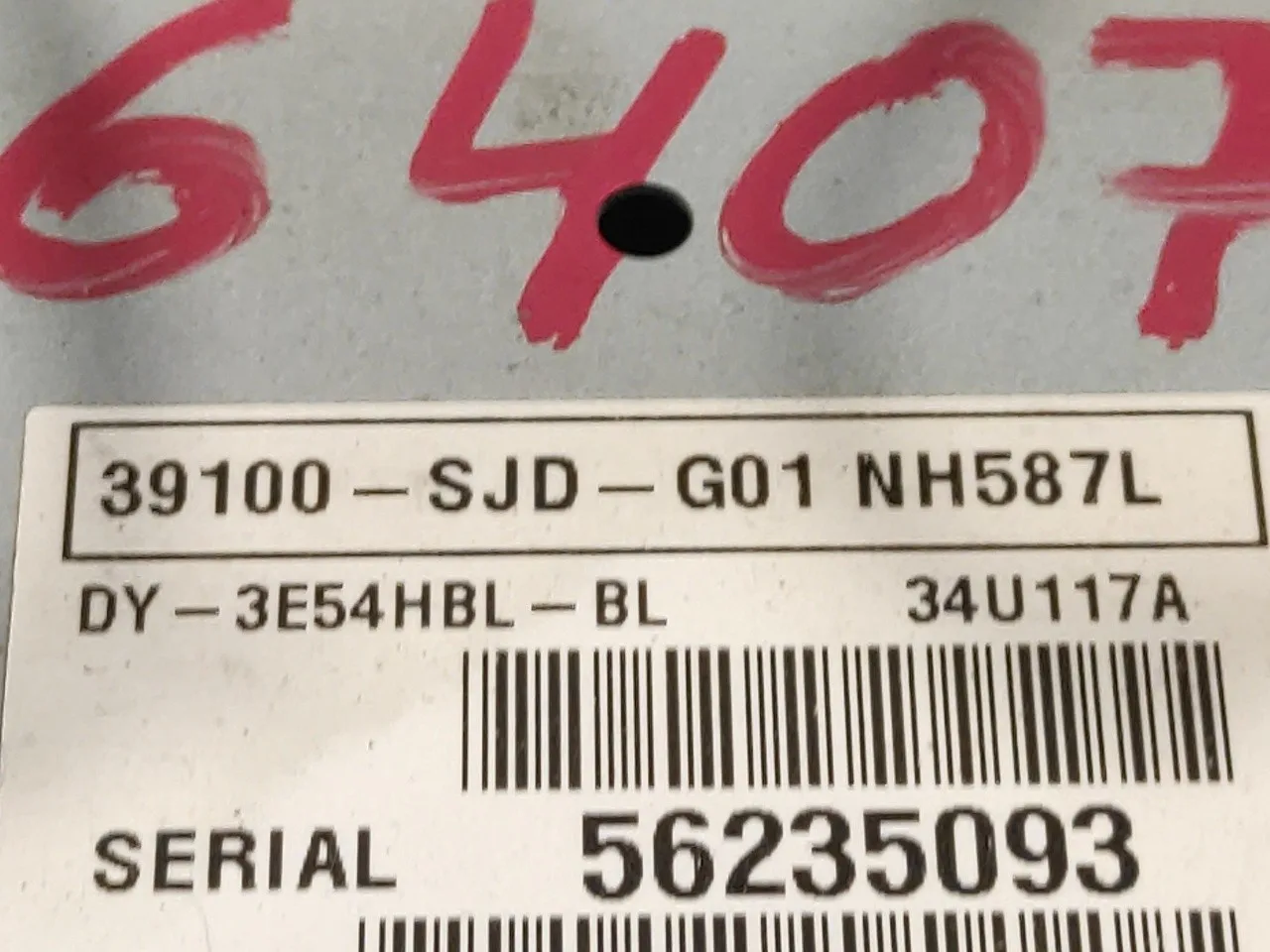 Sistema Audio / Radio Cd para Honda Fr-V (Be)