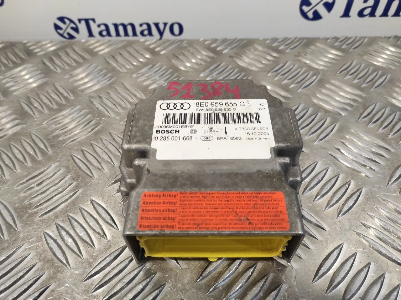 Centralita Airbag para Audi A4 Berlina (8E)