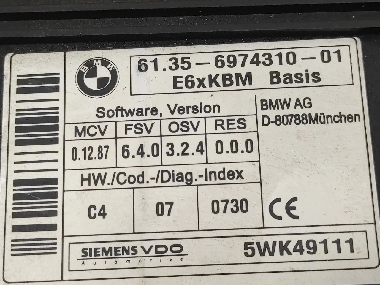 Modulo Electronico para Bmw Serie 5 Berlina (E60)