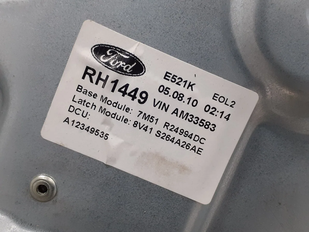 Elevalunas Trasero Derecho para Ford Kuga (Cbv)