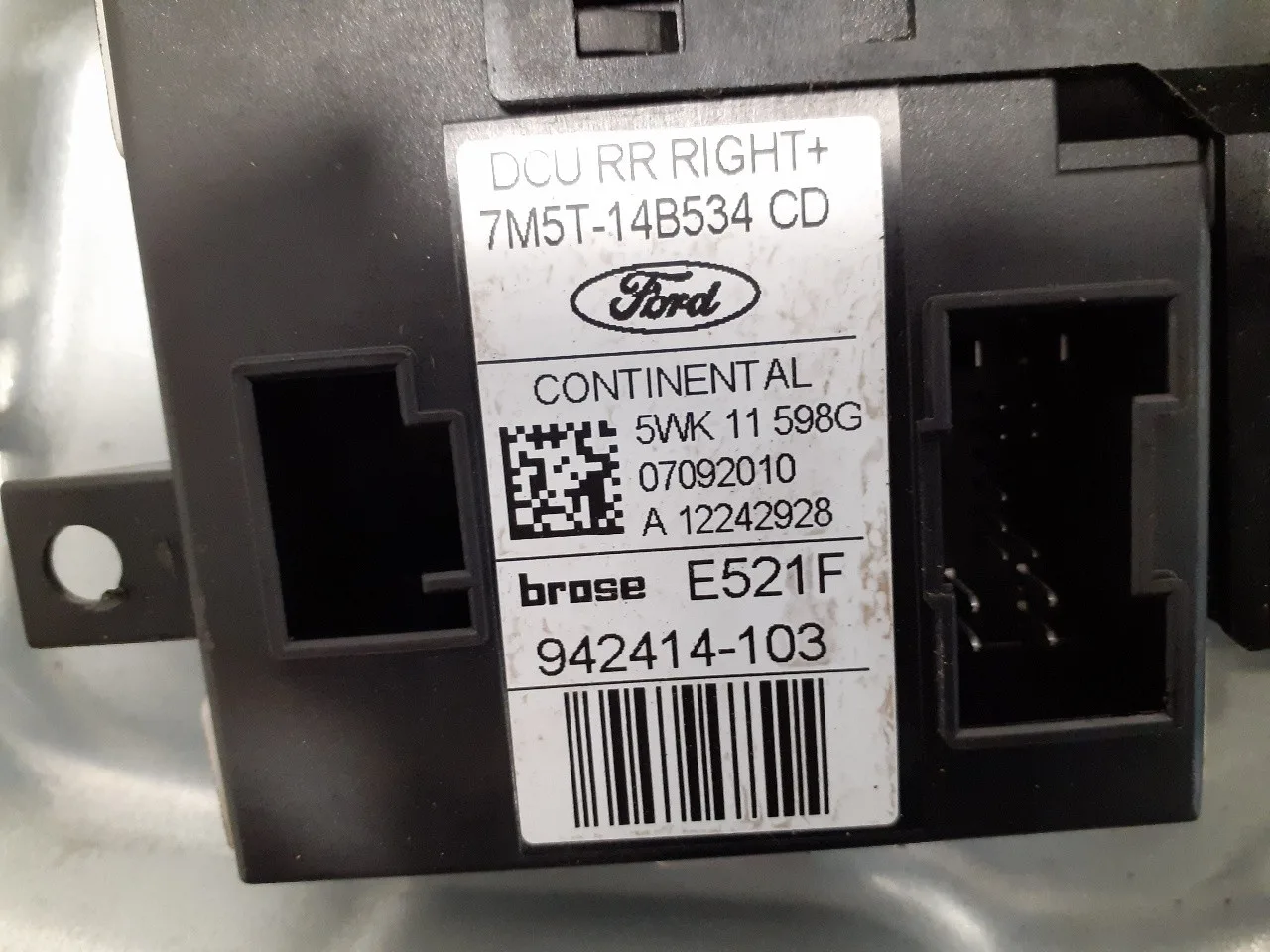 Elevalunas Trasero Derecho para Ford Kuga (Cbv)