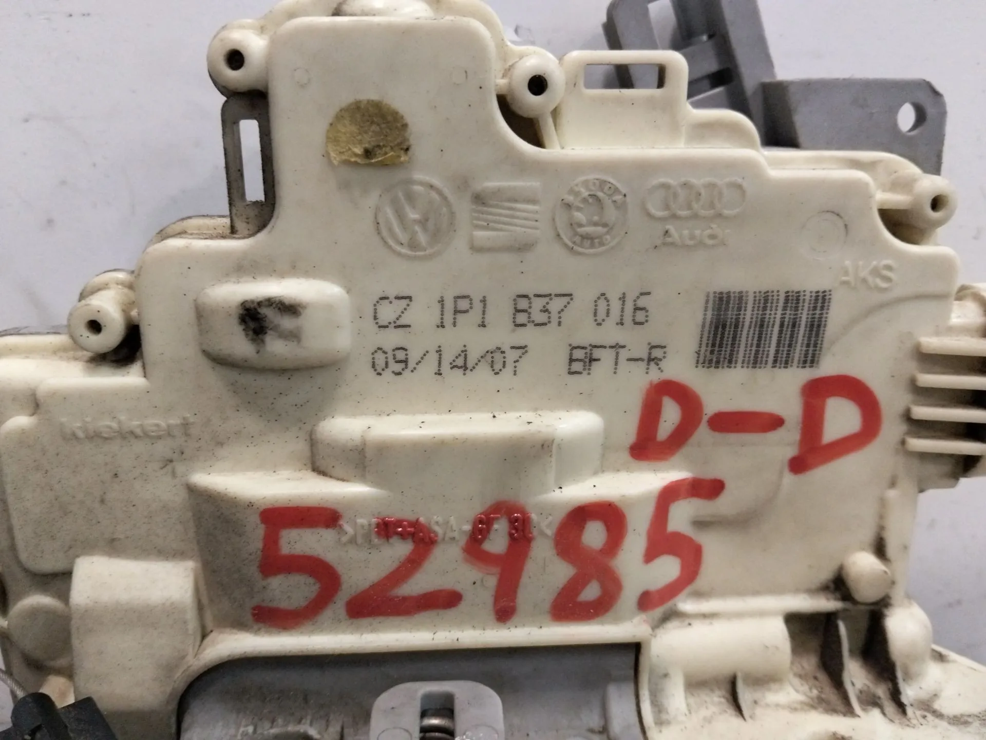 Cerradura Puerta Delantera Derecha para Volkswagen Eos (1F7)