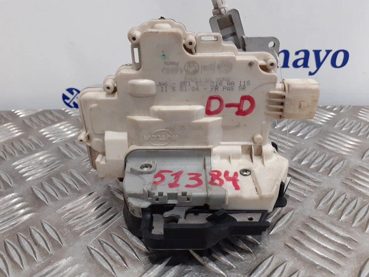 Cerradura Puerta Delantera Derecha para Audi A4 Berlina (8E)