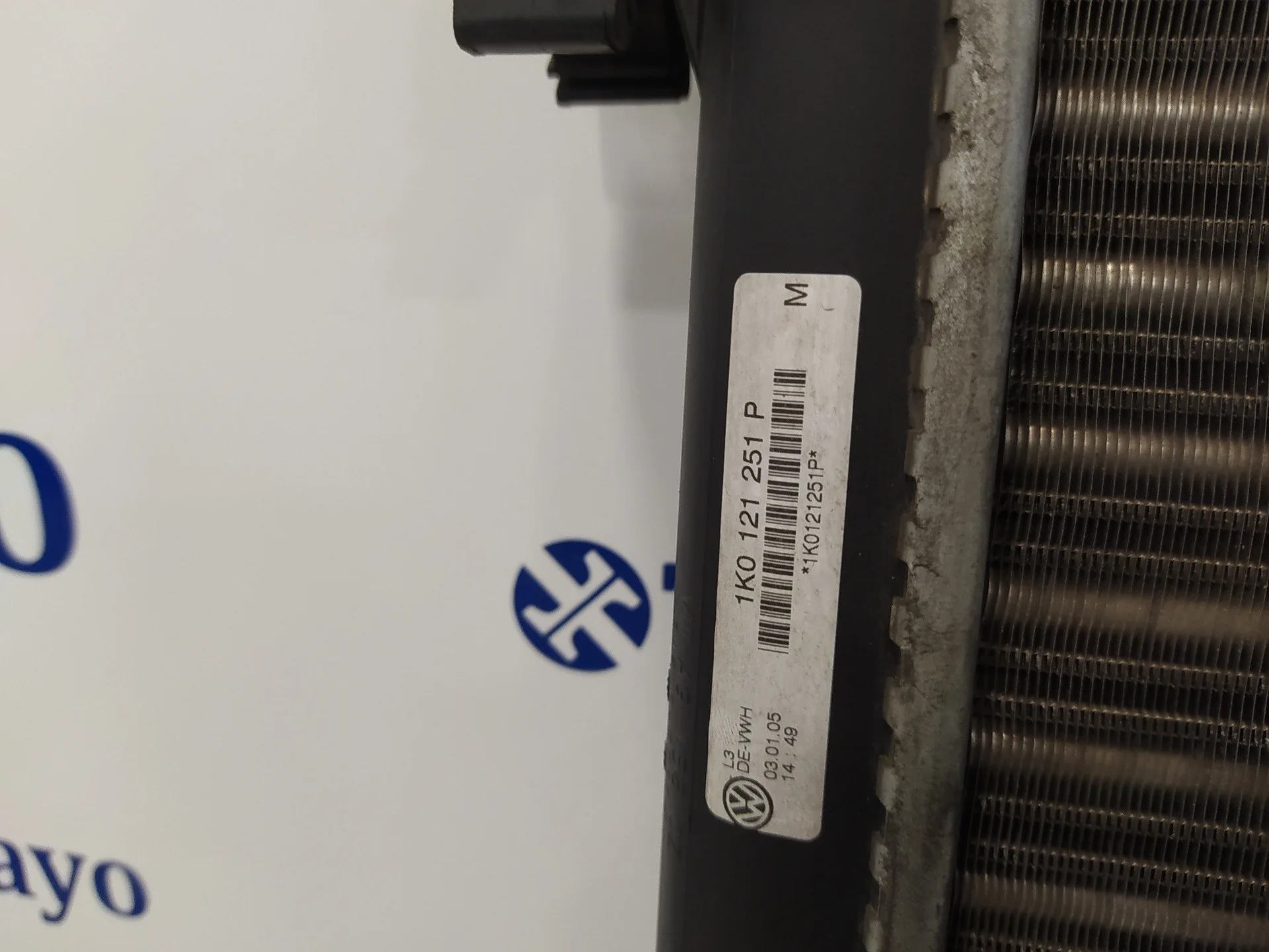 Radiador Agua para Volkswagen Golf V Berlina (1K1)