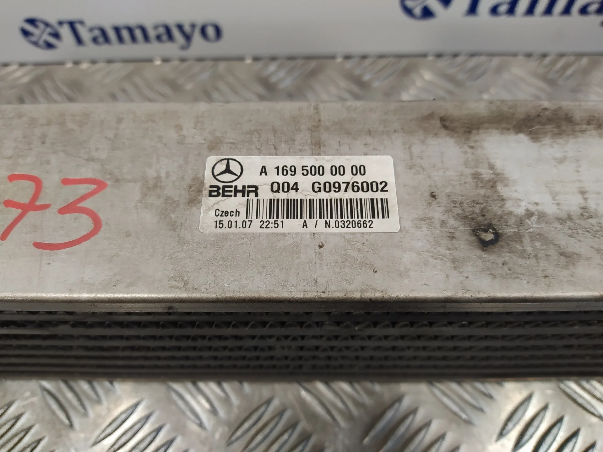 Intercooler para Mercedes-Benz Clase B (W245)
