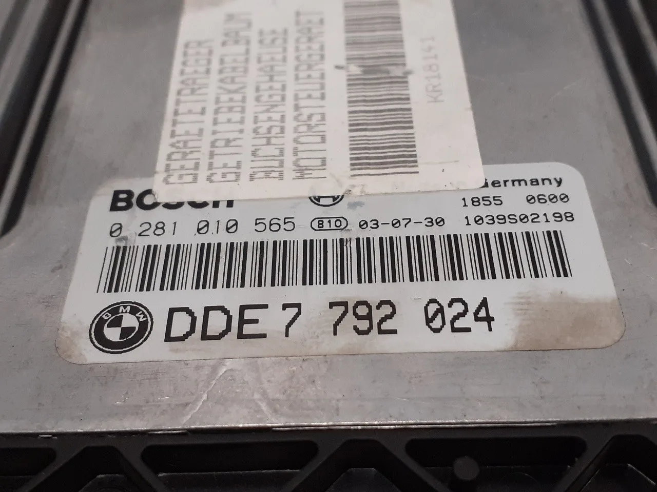 Centralita Motor Uce para Bmw Serie 3 Berlina (E46)