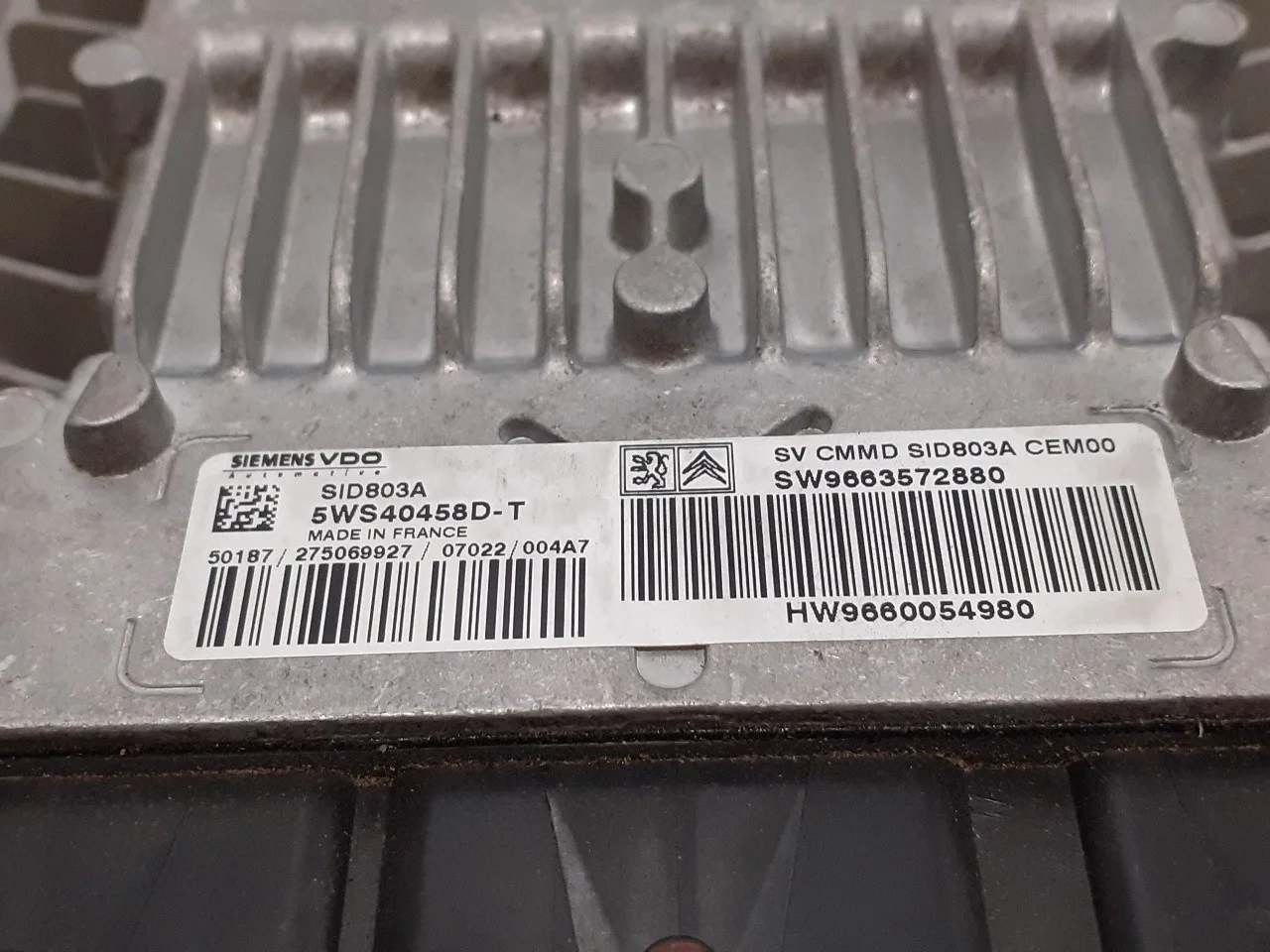 Centralita Motor Uce para Citroën C4 Grand Picasso
