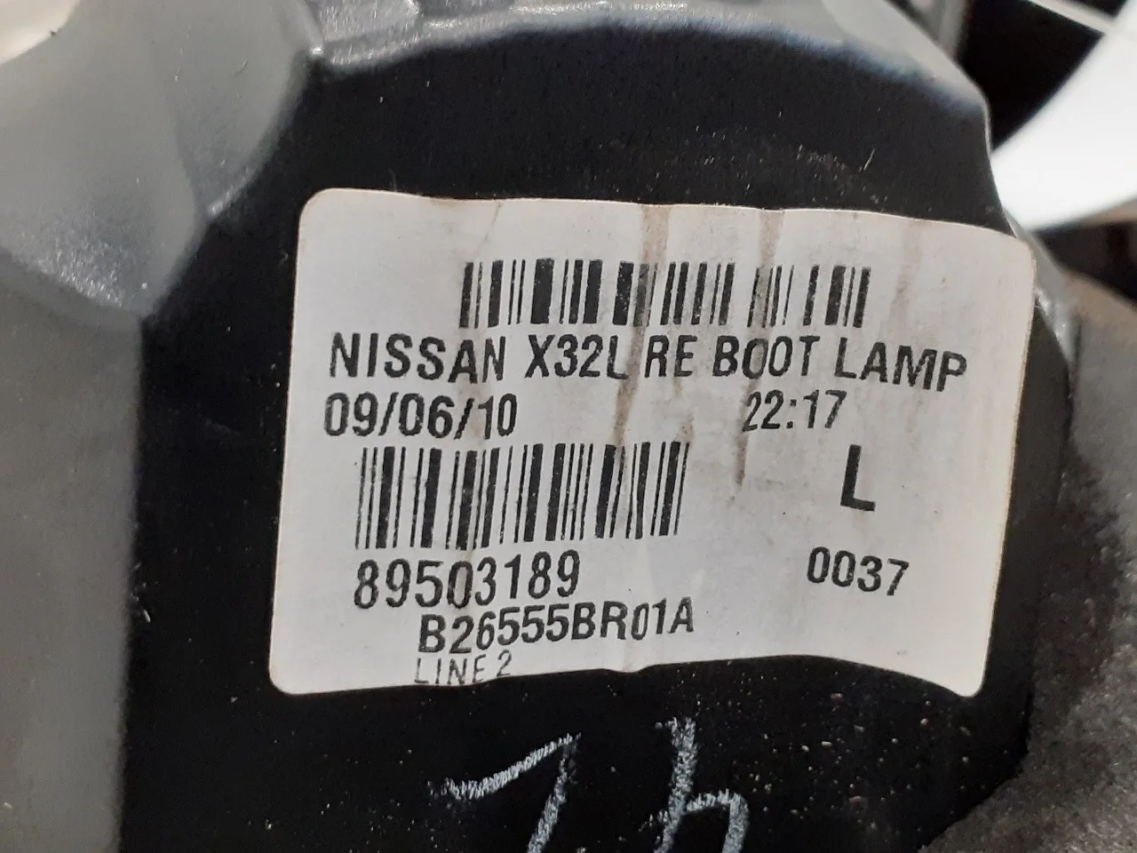 Piloto Trasero Izquierdo Interior para Nissan Qashqai (J10)