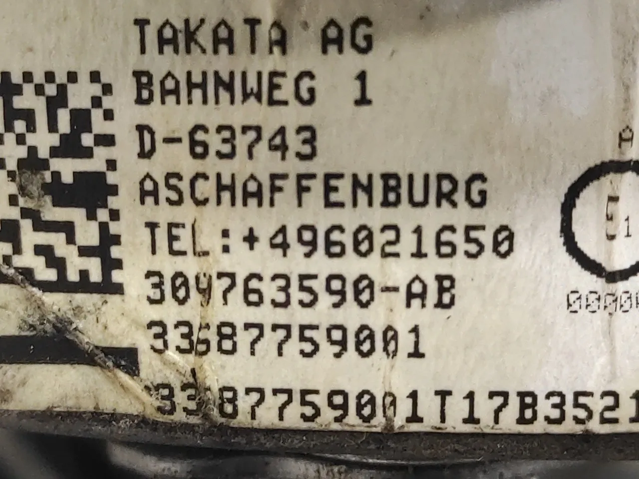 Airbag Delantero Izquierdo para Bmw Serie 3 Berlina (E46)