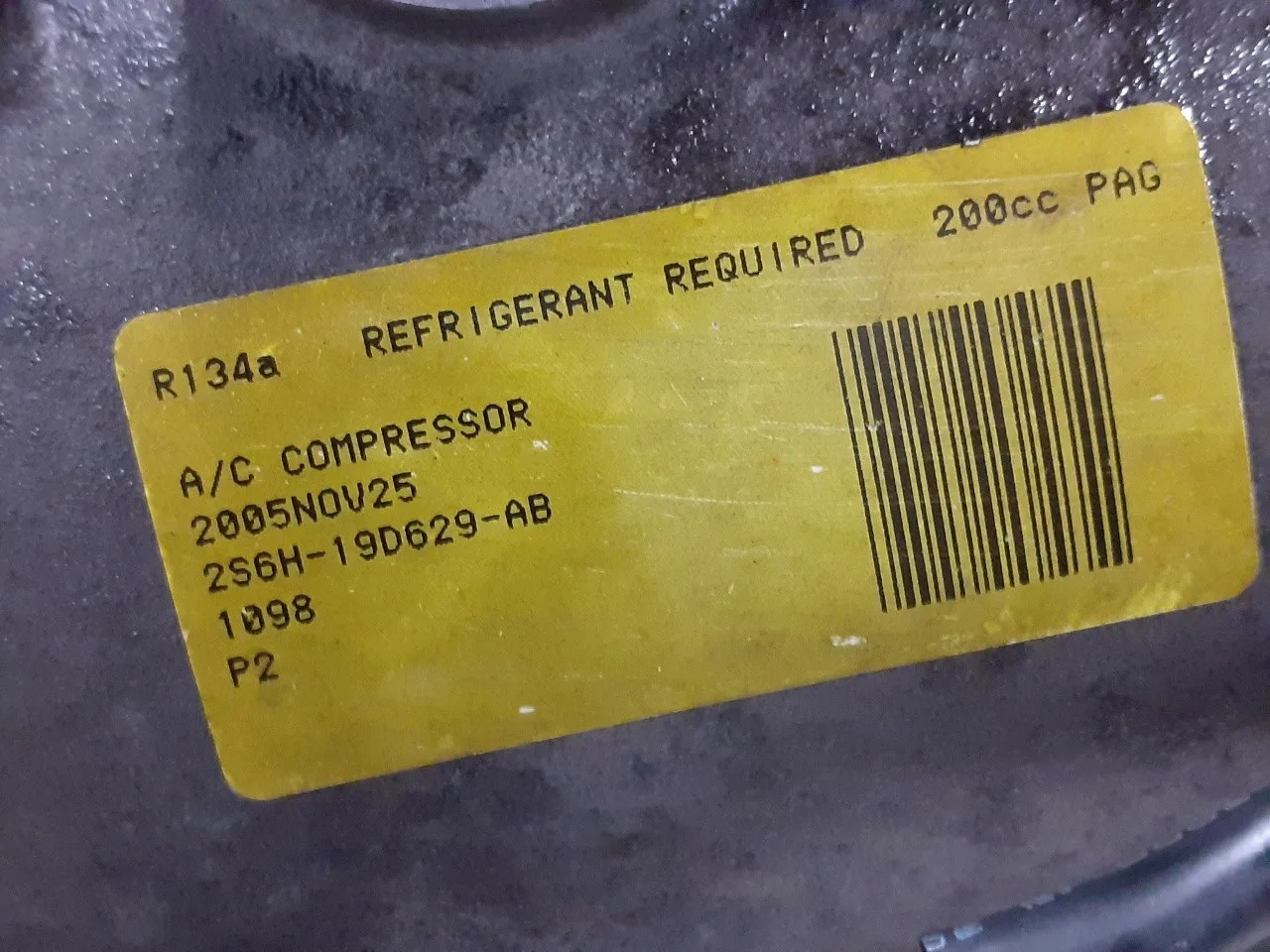Compresor Aire Acondicionado para Ford Fiesta (Cbk)