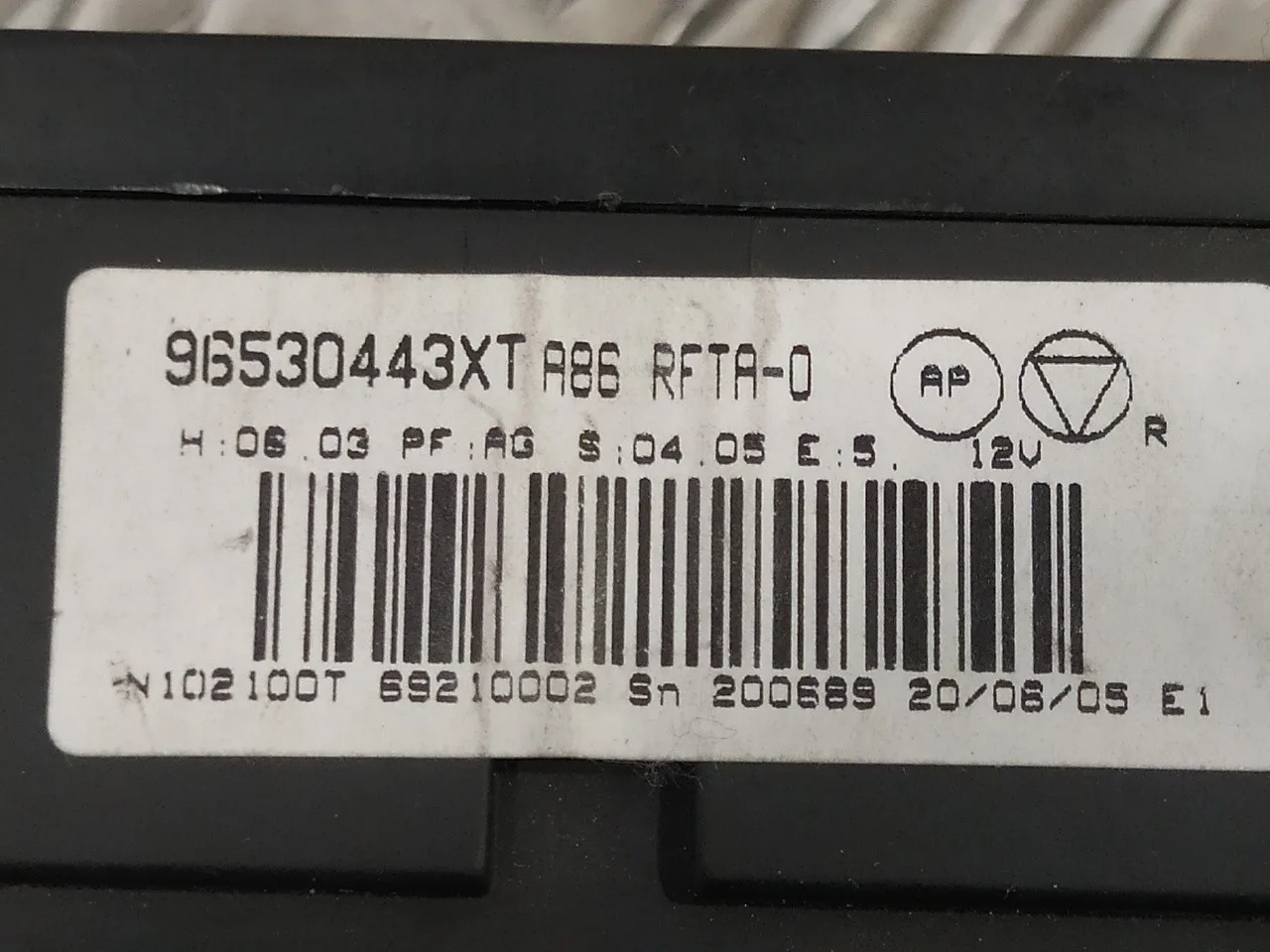 Mando Climatizador para Peugeot 1007