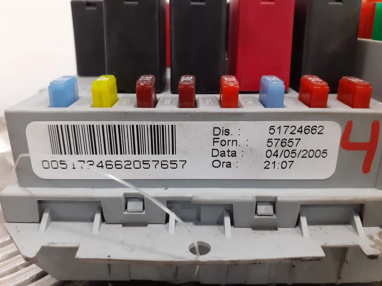 Caja Reles / Fusibles para Lancia Ypsilon (101)
