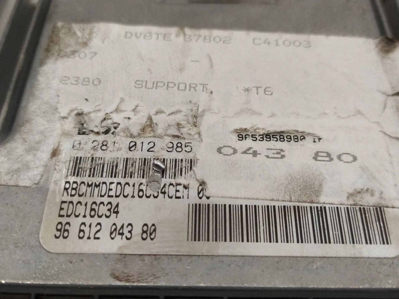 Centralita Motor Uce para Peugeot 307 Berlina (S2)