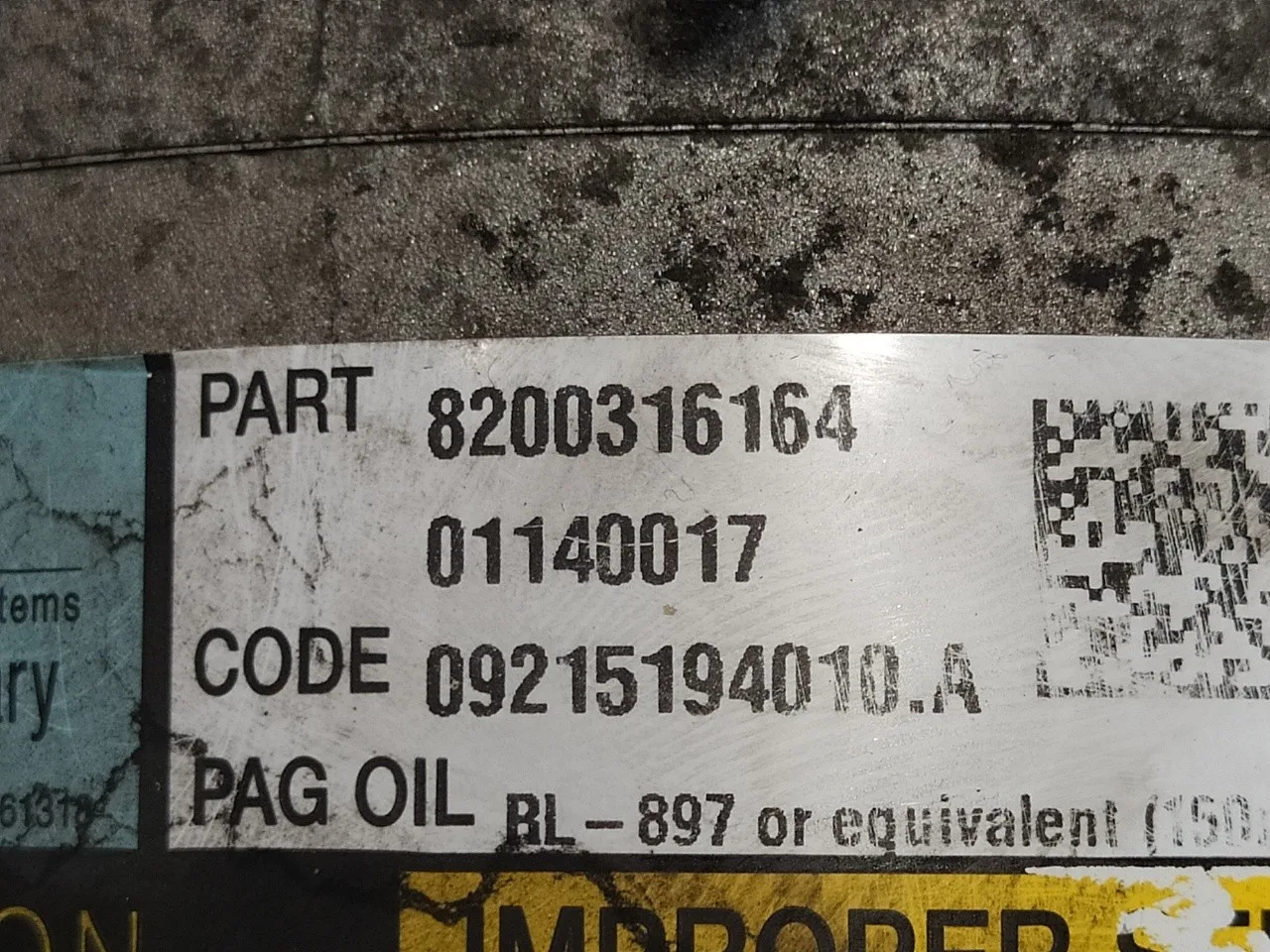 Compresor Aire Acondicionado para Renault Scenic Ii