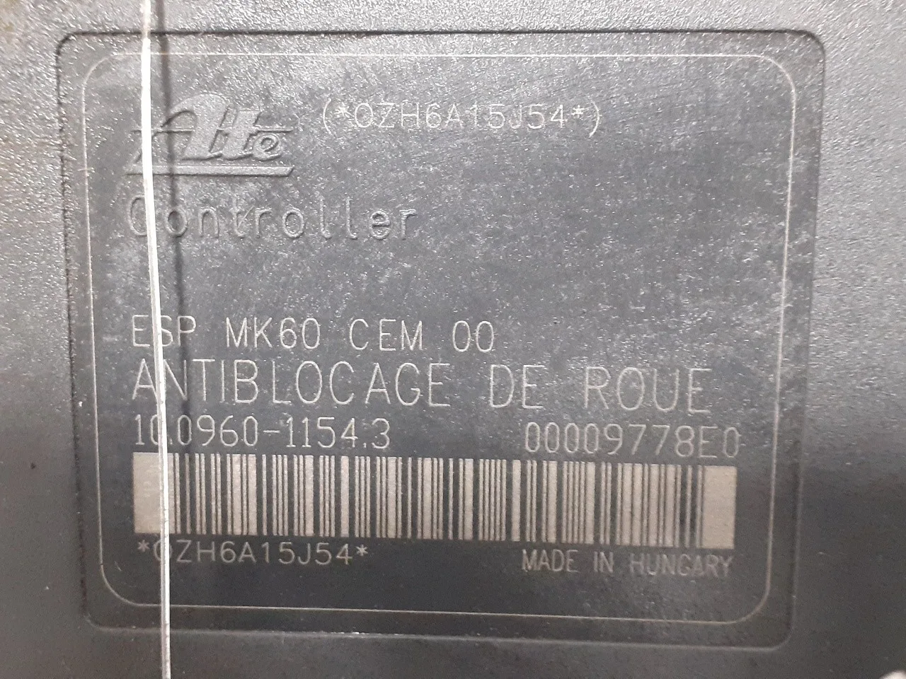 Abs para Peugeot 1007