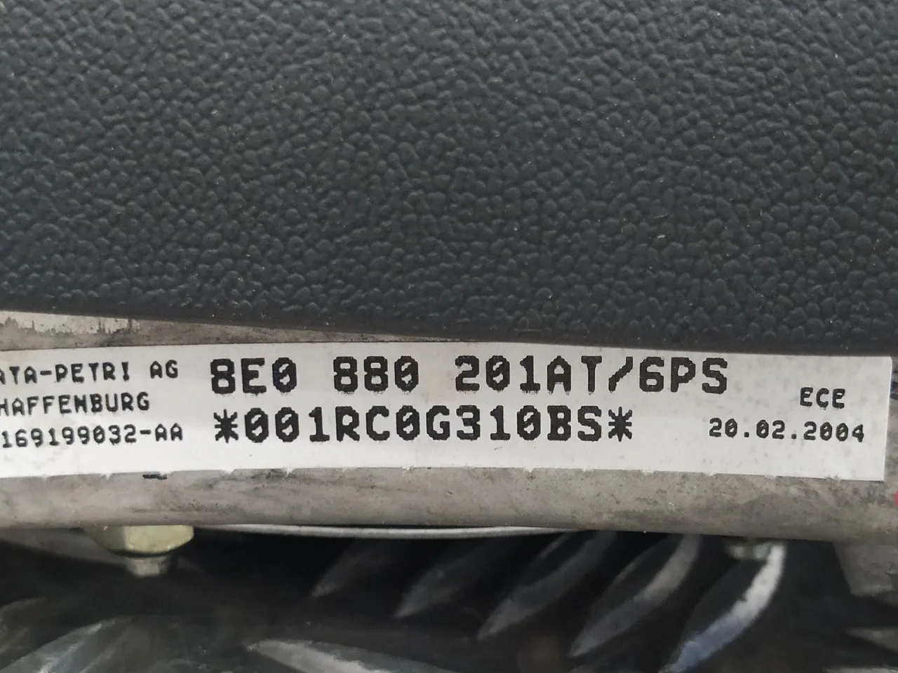 Airbag Delantero Izquierdo para Audi A3 (8P)