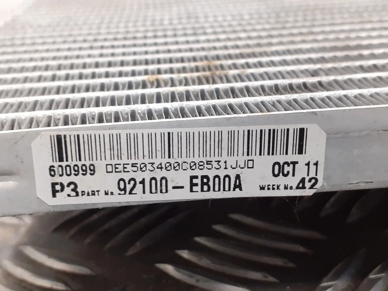 Condensador / Radiador Aire Acondicionado para Nissan Pathfinder (R51)