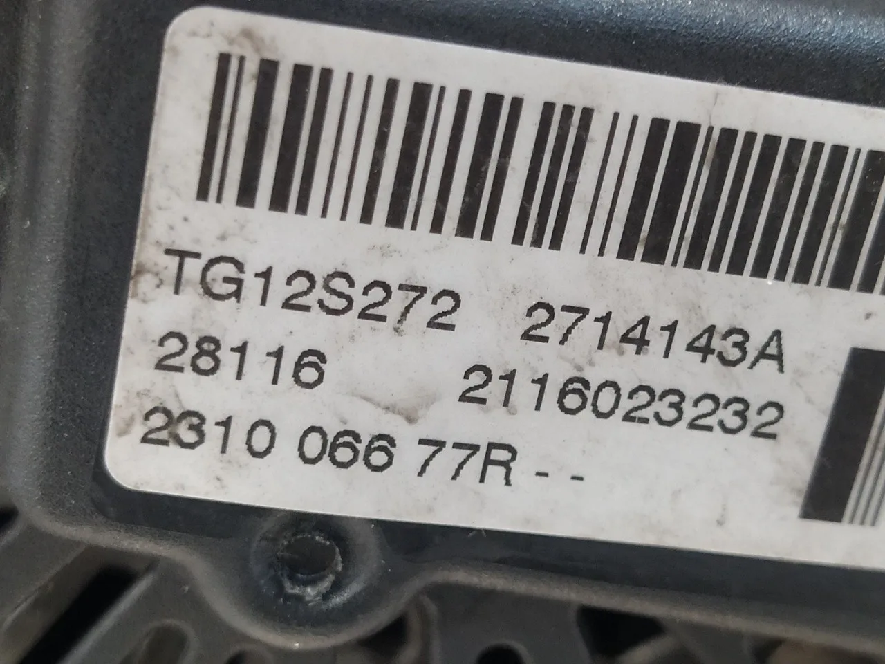 Alternador para Dacia Duster Ii