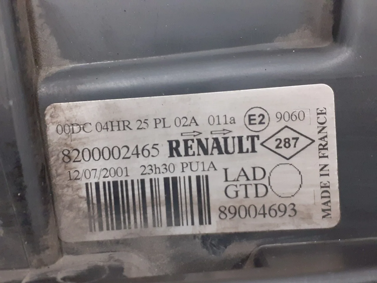 Faro Izquierdo para Renault Laguna Ii (Bg0)