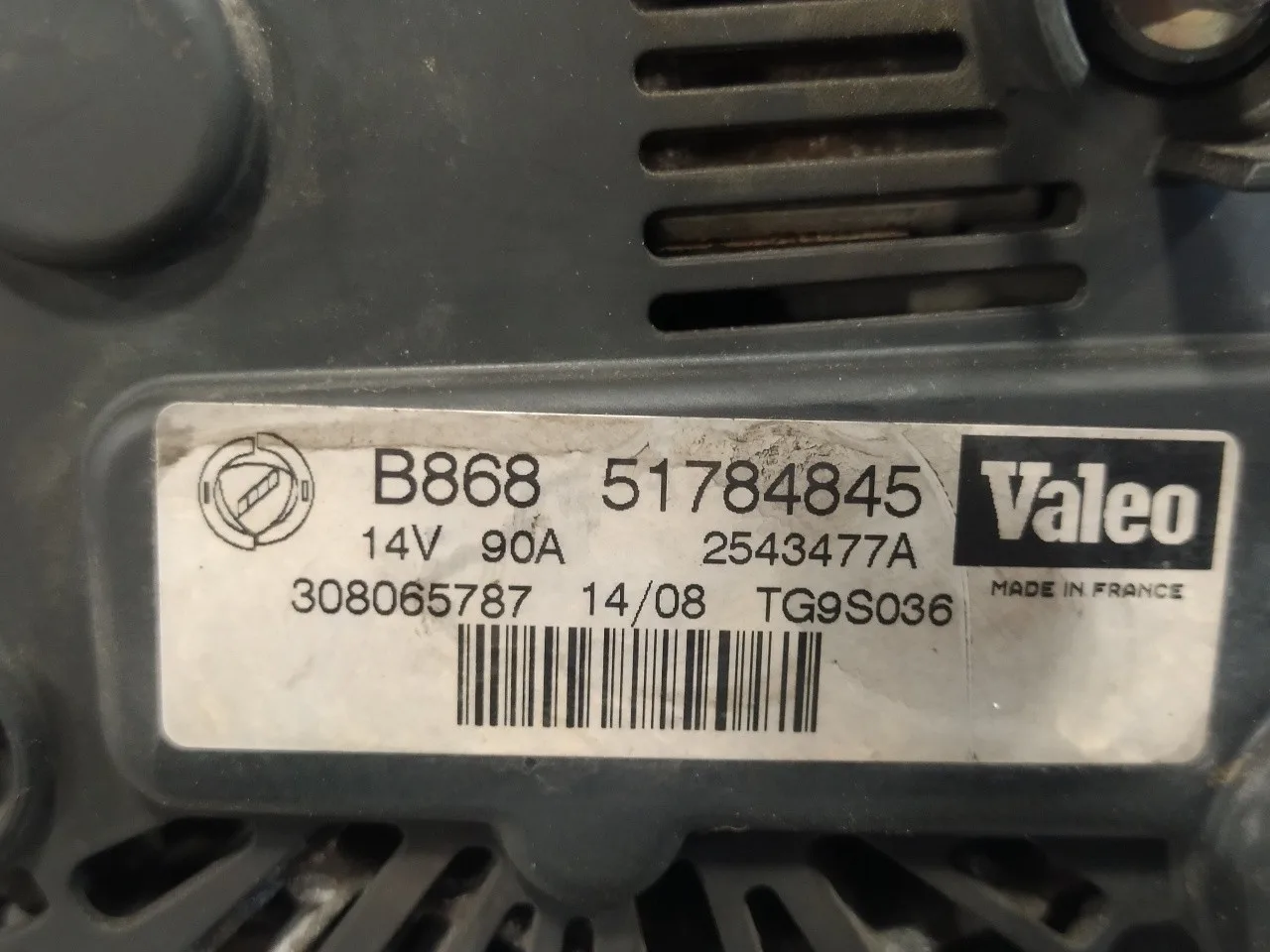 Alternador para Fiat Panda (169)