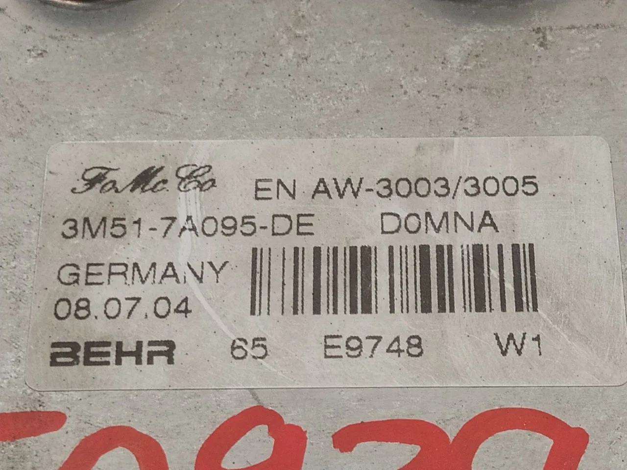 Enfriador Aceite Direccion para Volvo S40 Berlina