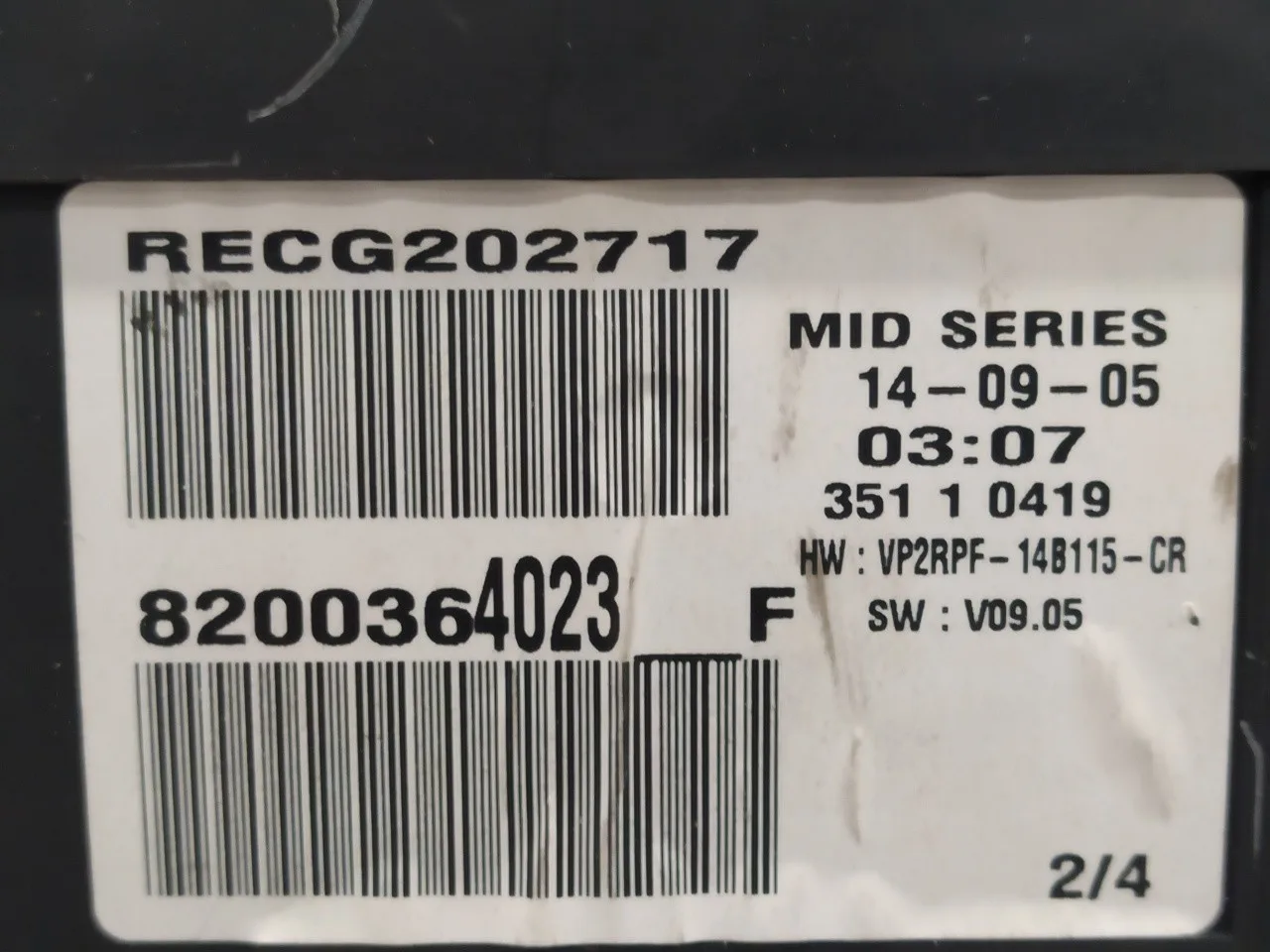 Cuadro Instrumentos para Renault Megane Ii Classic Berlina