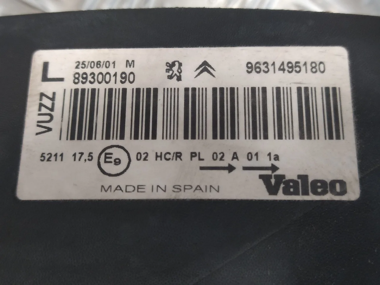 Faro Izquierdo para Citroën Xsara Picasso
