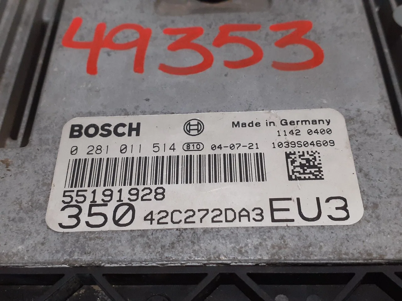 Centralita Motor Uce para Fiat Idea (135)