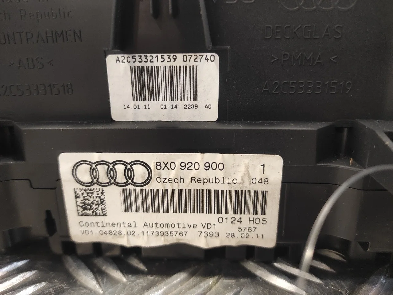 Cuadro Instrumentos para Audi A1 (8X)