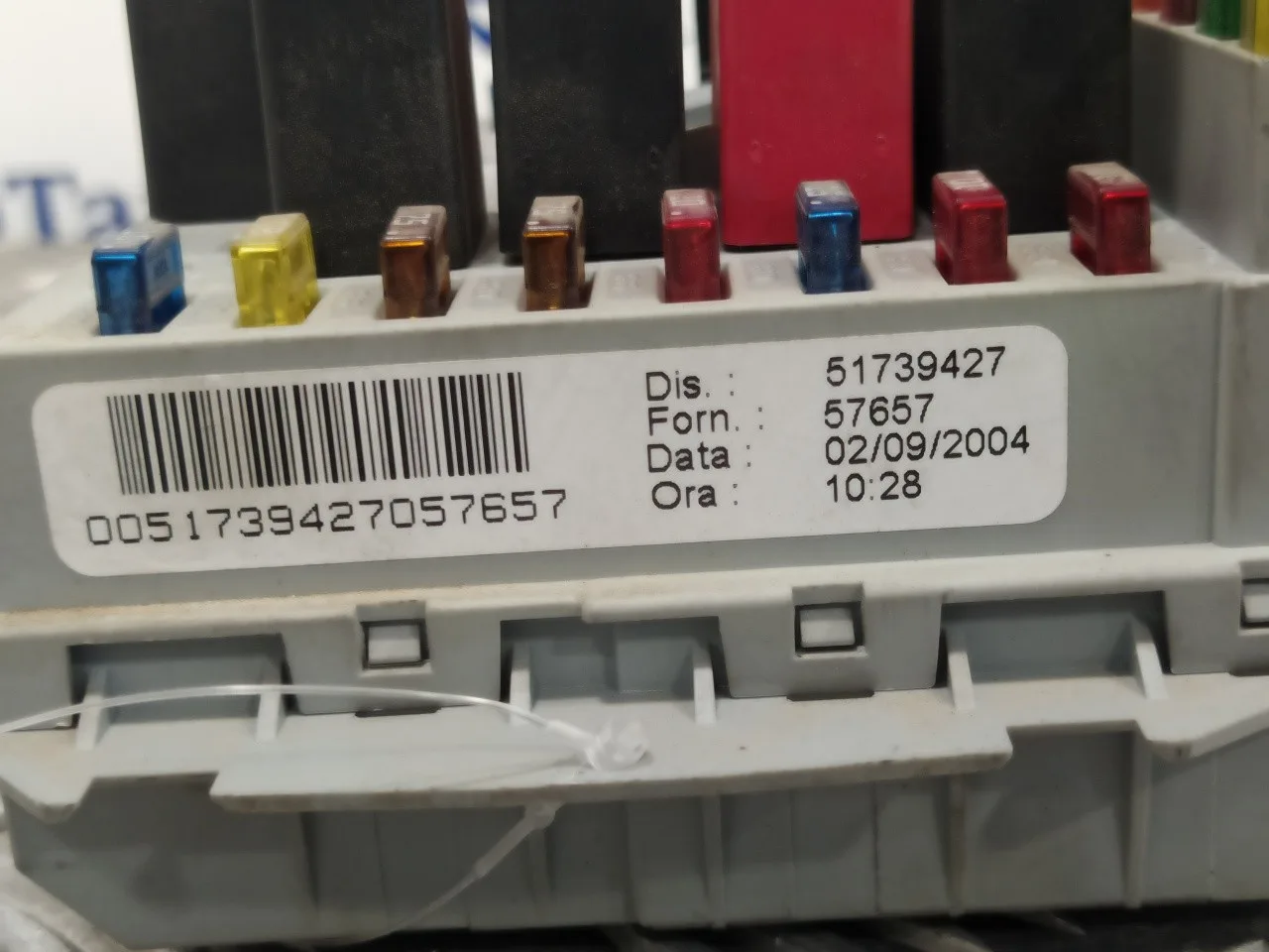 Caja Reles / Fusibles para Fiat Idea (135)