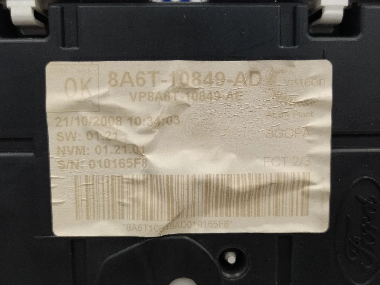 Cuadro Instrumentos para Ford Fiesta (Cb1)