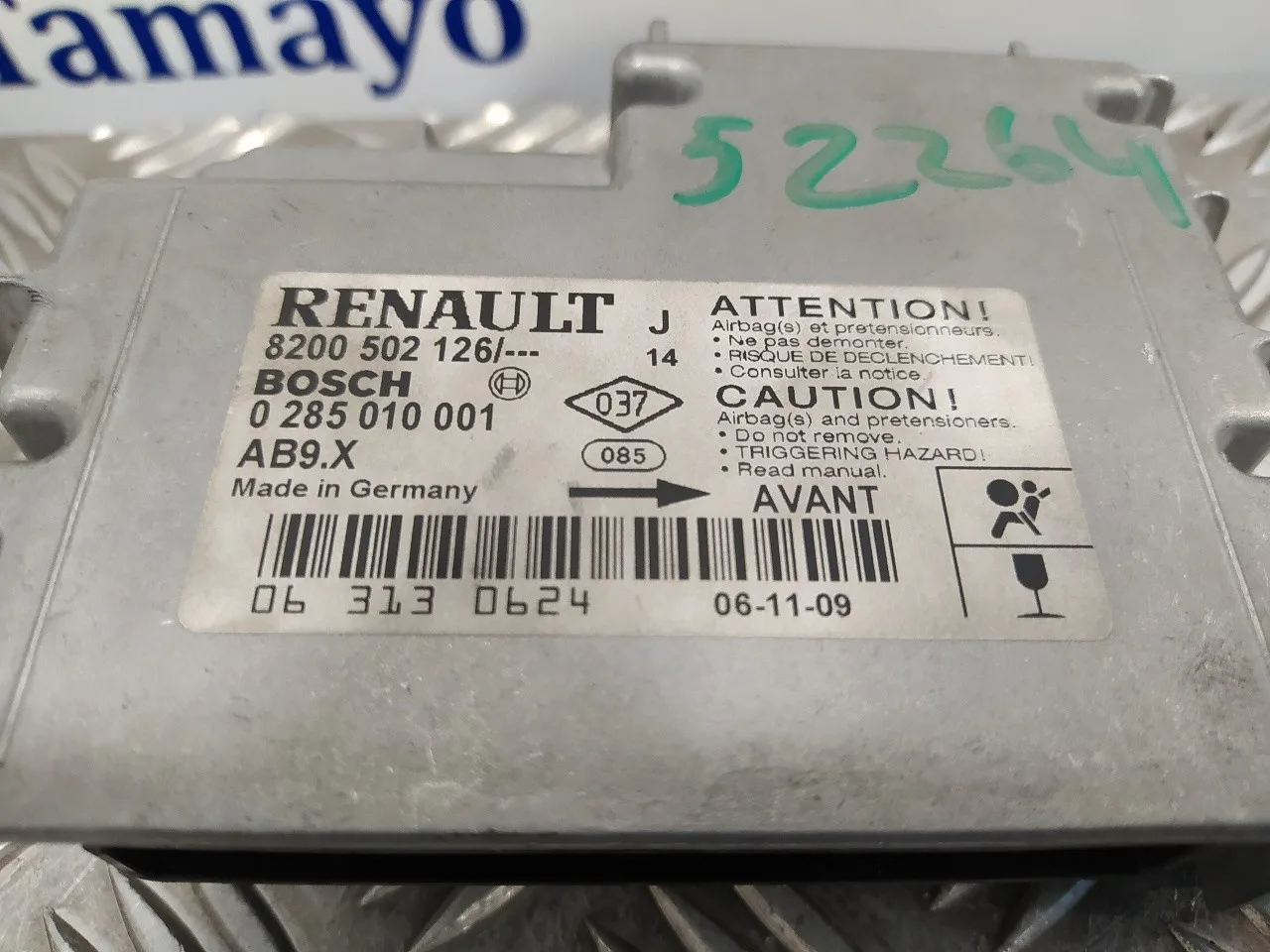 Centralita Airbag para Renault Modus