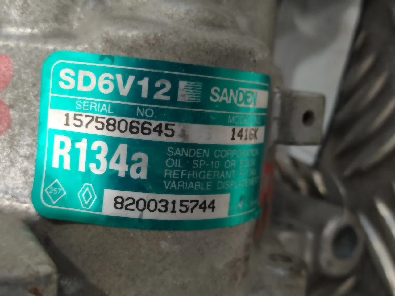 Compresor Aire Acondicionado para Renault Clio Ii Fase Ii (B/Cb0)