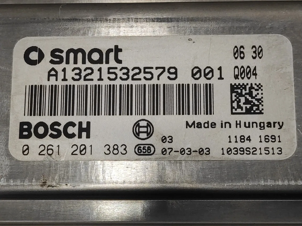 Centralita Motor Uce para Smart Fortwo Coupe