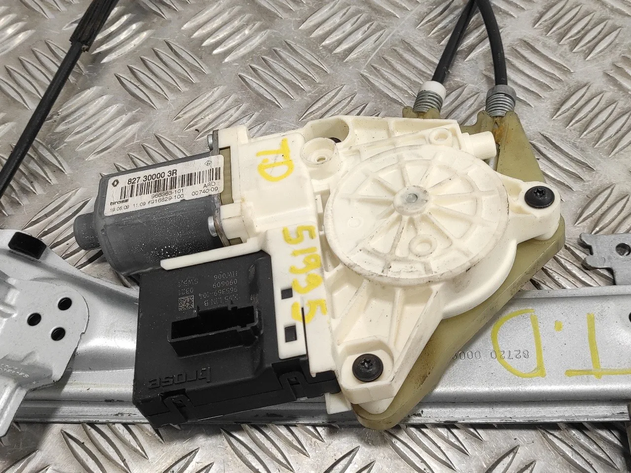 Elevalunas Trasero Derecho para Renault Megane Iii Sport Tourer