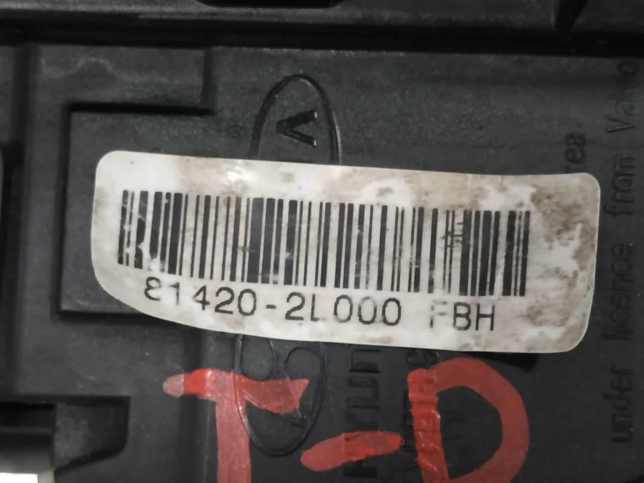 Cerradura Puerta Trasera Derecha para Hyundai I30