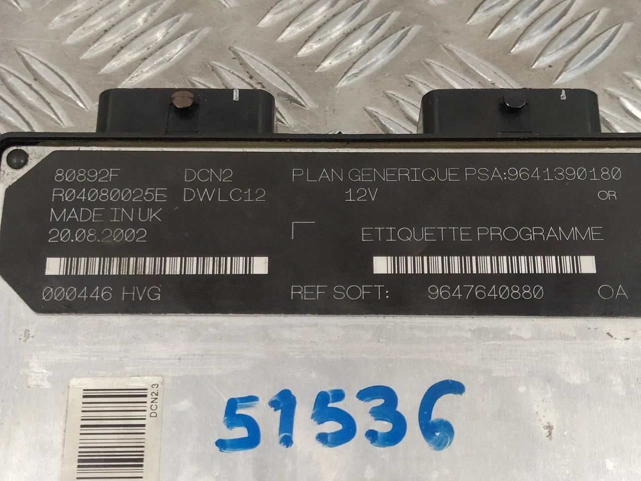 Centralita Motor Uce para Citroën Berlingo