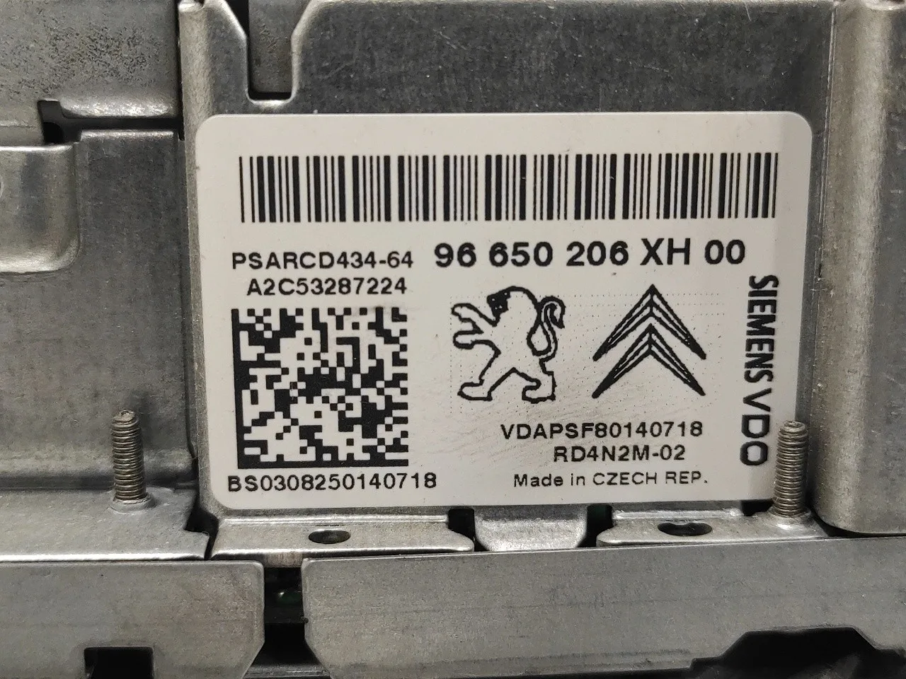 Sistema Audio / Radio Cd para Peugeot 308 Sw