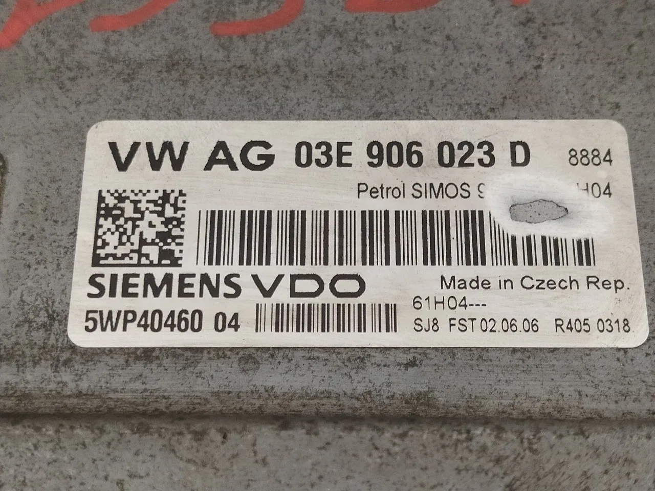 Centralita Motor Uce para Skoda Fabia (6Y2/6Y3)