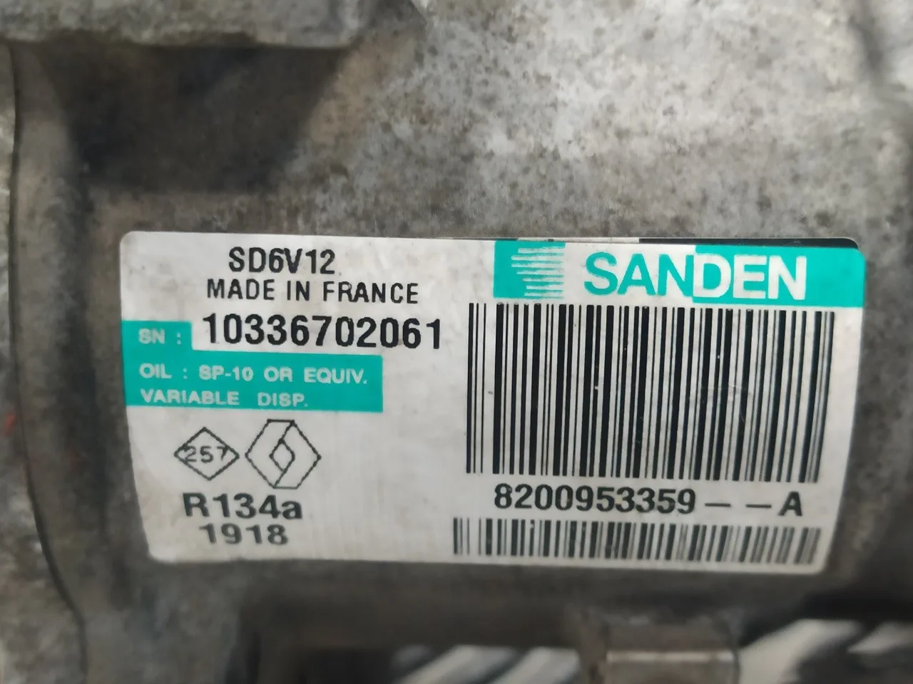 Compresor Aire Acondicionado para Renault Kangoo (F/Kc0)