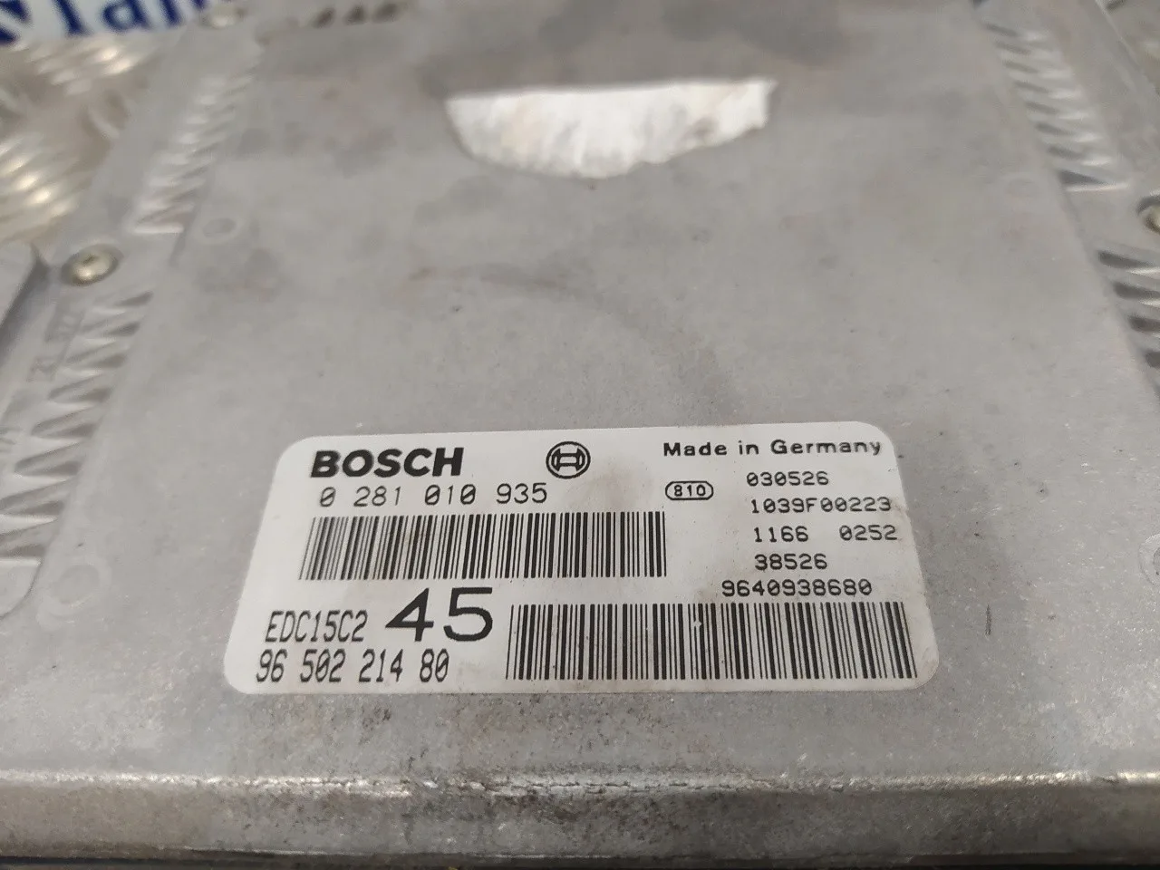 Centralita Motor Uce para Peugeot 307 (S1)