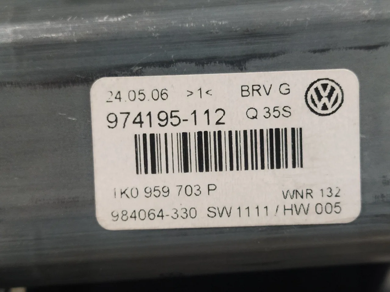 Elevalunas Trasero Izquierdo para Volkswagen Passat Variant (3C5)