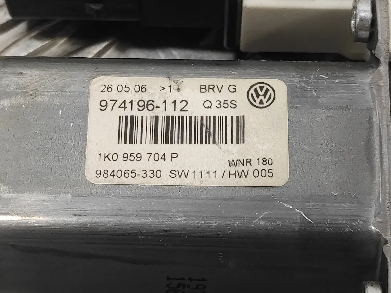 Motor Elevalunas Trasero Derecho para Volkswagen Passat Variant (3C5)