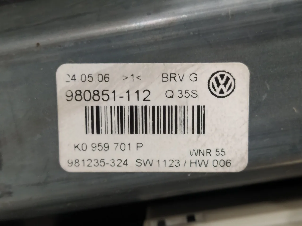 Elevalunas Delantero Izquierdo para Volkswagen Passat Variant (3C5)