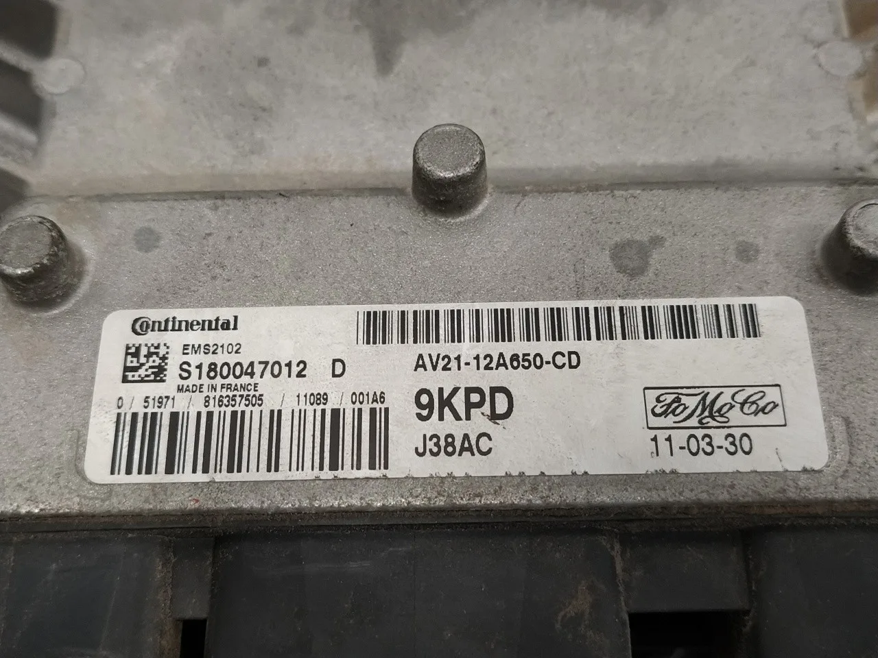 Centralita Motor Uce para Ford Fiesta (Cb1)
